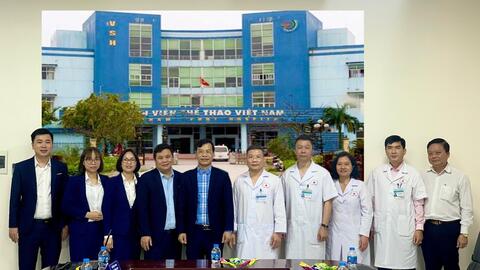 Chương trình hợp tác với Bệnh viện Thể thao Việt Nam